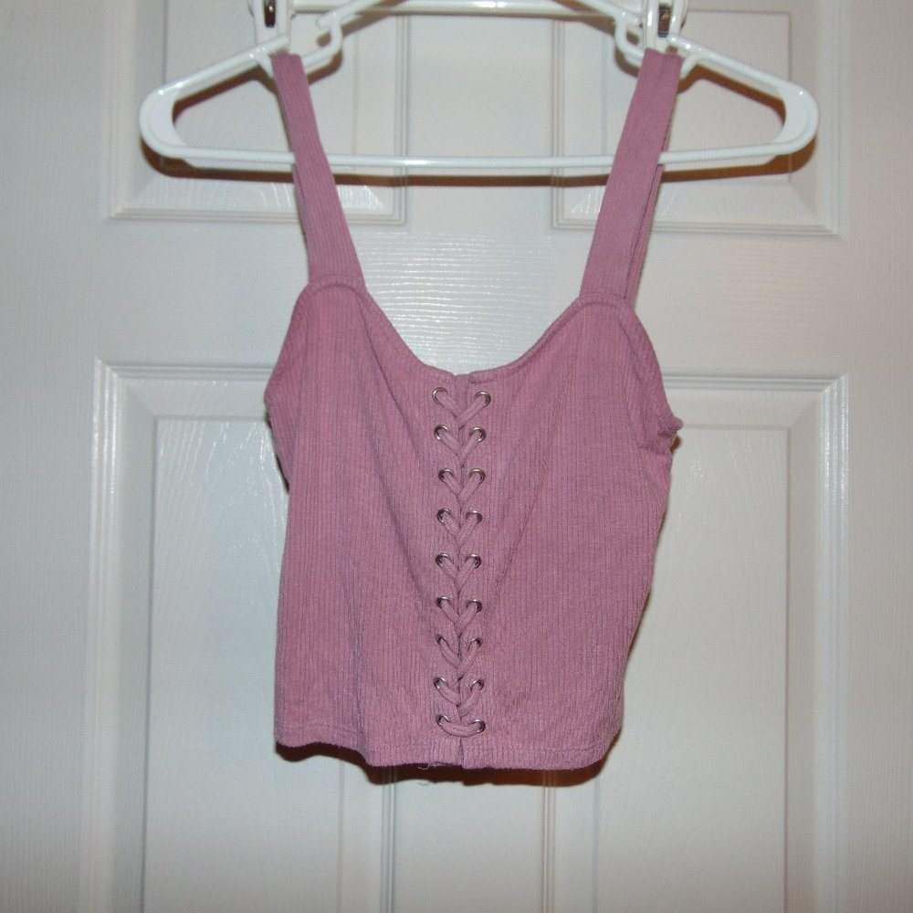 Women's Pink Crop Top Tank top